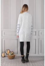 Kolları Yumoş Bisiklet Yaka Tunik - Gri - Std - Kadın